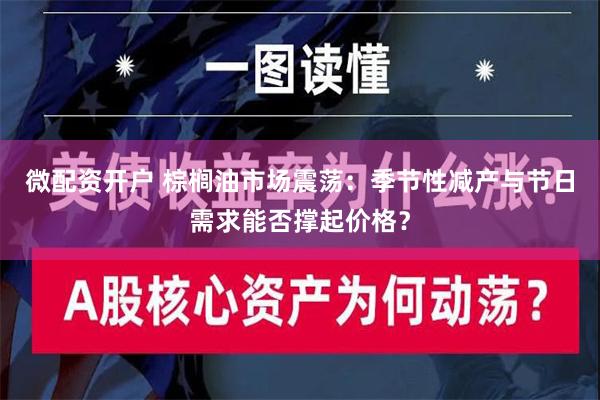 微配资开户 棕榈油市场震荡：季节性减产与节日需求能否撑起价格？